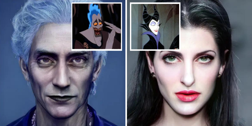     Disney - złoczyńcy jako prawdziwi ludzie. Jak widzi ich Sztuczna Inteligencja? Zjawiskowa Maleficent